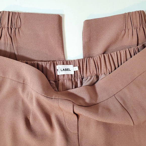 R Label The Reset Modern Crepe Jogger Pants - Soft Clay Mauve - Large - Picture 10 of 13